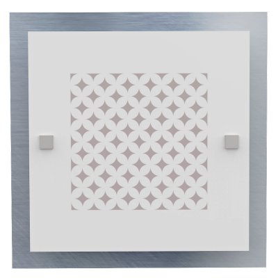 Светильник большой "Ампер" 4хE27х60Вт серый, сетка 288-91-24-3H