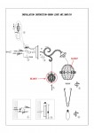 Светильник настенный бра Odeon light 2887/1W FOLLA