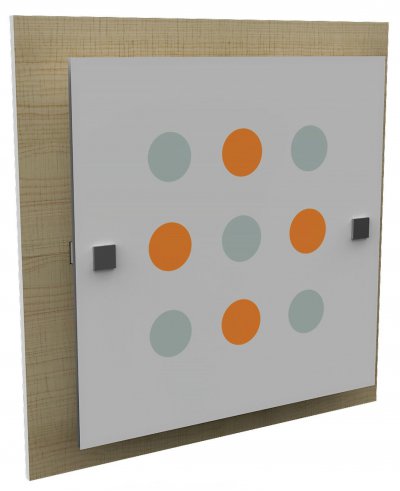 Светильник средний "Ампер" 4хE27х60Вт сосна, шарики 289-20-122-2H