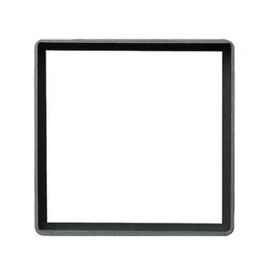 Gira E22 Сталь Промежуточная рамка с квадратным отверстием 55x55 мм (G28920)