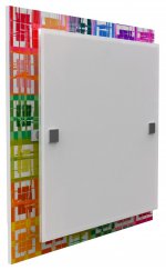 Светильник средний "Ампер" 4хE27х60Вт цветной, белое 290-11-122-2H