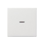 Gira S-55 Бел глянц Клавиша 1-ая с подсветкой (G29003)