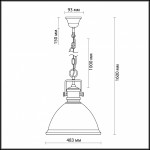 Подвесной светильник Odeon light 2901/1A TALVA