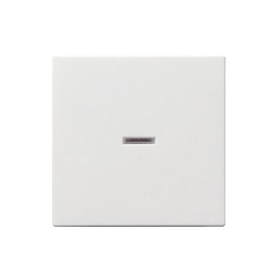 Gira S-55 Бел Клавиша 1-ая с подсветкой (G29027)