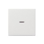 Gira S-55 Бел Клавиша 1-ая с подсветкой (G29027)