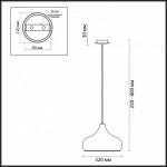 Светильник подвесной Odeon light 2909/1 DILL