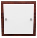 Светильник малый "Ампер" 2хE27х60Вт орех, белое 291-21-22-1H