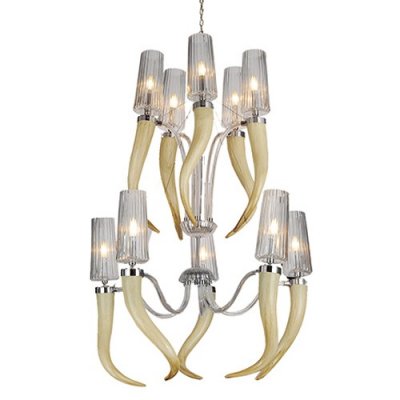 Люстра подвесная Artpole Horn C1 WT (арт. 2913) Люстра подвесная Artpole Horn C1 WT (арт. 2913)