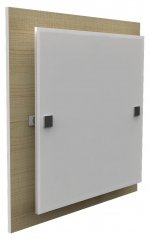 Светильник средний "Ампер" 4хE27х60Вт сосна, белое 293-20-122-2H