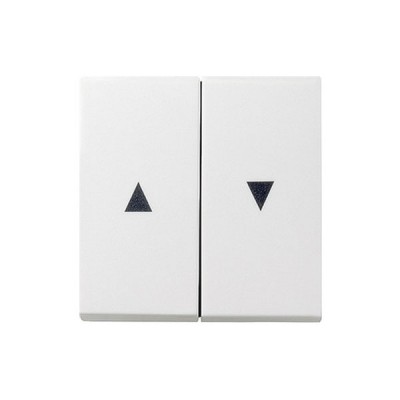 Gira S-55 Бел глянц Клавиша 2-ая жалюзийная (G29403)