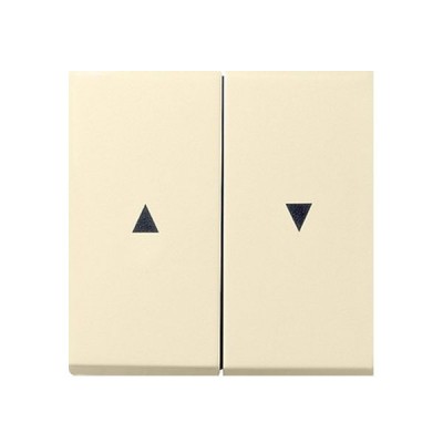Gira F100 Крем глянц Клавиша 2-ая для жалюзи со стрелками (G294111)