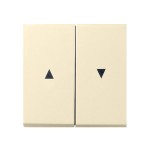 Gira F100 Крем глянц Клавиша 2-ая для жалюзи со стрелками (G294111)