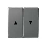 Gira E22 Сталь Клавиша для жалюзийного выключателя (G29420)