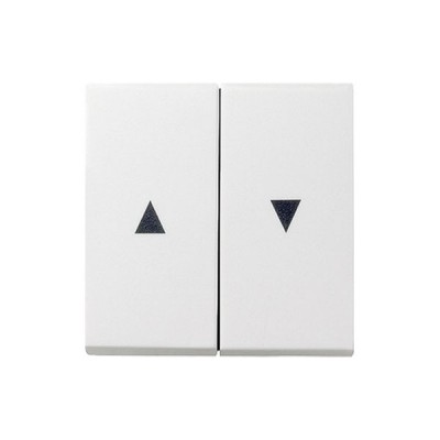 Gira S-55 Бел Клавиша 2-ая жалюзийная (G29427)