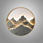 Настенный светильник DAWN D80 Brass