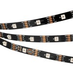 Лента SPI-5000-RAM-5060-30 12V Cx1 RGB-Auto (Black 10mm, 4.8W, IP20) Arlight 29757