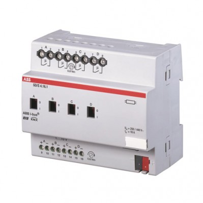 SD/S 4.16.1Светорегулятор для ЭПРА 1-10В, 4 канала, 16А [SST2CDG110080R0011] 2CDG110080R0011