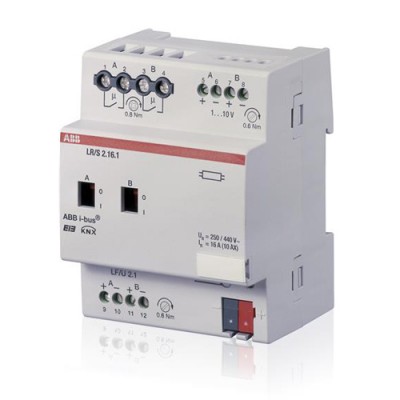 LR/S 2.16.1Светорегулятор 2-х канальный для ЭПРА 1-10B, 16A 2CDG110087R0011