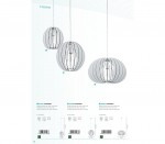 Светильник подвесной из ламелей 450мм Eglo 94442 COSSANO