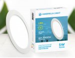 Светильник ультратонкий Ambrella DLR 5W 4200K 185-250V (50W) (D80mm/A70mm) DOWNLIGHT
