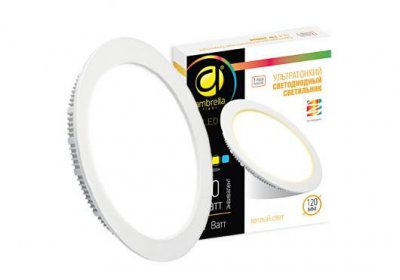 Светильник Ambrella DLR 7W 3000K 185-250V (70W) (D120mm/A102mm)