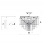 Люстра лофт Divinare 3001/01 PL-9 NOVA