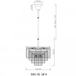Люстра Divinare 3001/02 LM-9 NOVA