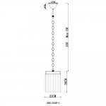 Подвесной светильник Divinare 3001/02 SP-1 NOVA