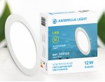 Светильник ультратонкий Ambrella DLR 12W 6400K 185-250V (120W) (D165mm/A150mm) DOWNLIGHT