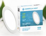 Светильник ультратонкий Ambrella DLR 15W 4200K 185-250V (150W) (D190mm/A170mm) DOWNLIGHT