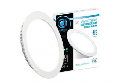 

Светильник Ambrella DLR 15W 6400K 185-250V (150W) (D200mm/A176mm)