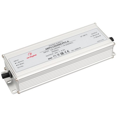 Блок питания ARPV-LG24200-PFC-A (24V, 8.3A, 200W) (Arlight, IP67 Металл, 5 лет) Arlight 30019