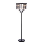 Торшер черный Divinare 3002/05 PN-6 NOVA GRIGIO