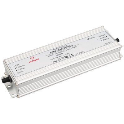 Блок питания ARPV-LG48250-PFC-A (48V, 5.21A, 250W) (Arlight, IP67 Металл, 5 лет) Arlight 30021