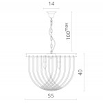 Светильник подвесной Divinare 3003/01 SP-5 CASCATA