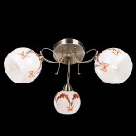 Люстра потолочная Eurosvet 30033/3 античная бронза