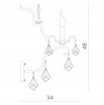 Светильник настенный Divinare 3006/01 AP-1 Stella