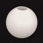 Плафон стекло шар матовый белый 300мм (78мм посадка) Arte lamp VOLARE A1562SP-1