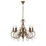 Хрустальная подвесная люстра Mw light 301014308 Свеча