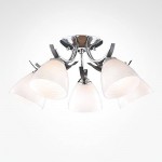 Люстра Eurosvet 30103/5 хром/венге