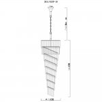 Подвесной светильник Divinare 3011/01 SP-18 CHARLOTTE