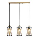 Подвесной светильник 30110/3GD AMB+BK ЭкономСвет