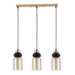 Подвесной светильник 30111/3GD AMB+BK ЭкономСвет