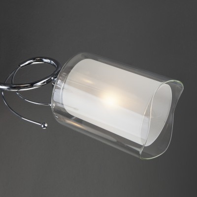 Плафон стекло двойное 100*130мм Е27 (42мм посадка) Евро 30122 Renee