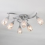 Люстра потолочная Eurosvet 30128/6 хром