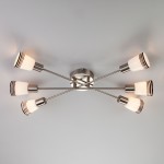 Люстра потолочная Eurosvet 30132/6 сатин-никель