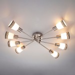 Люстра потолочная Eurosvet 30132/8 сатин-никель