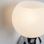 Плафон стекло белое матовое 100*90мм Е14 (31мм посадка) 30133 Whitney