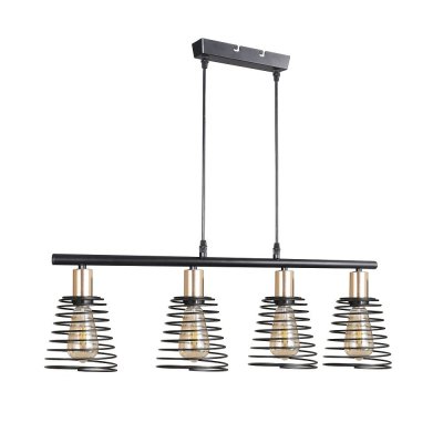 Подвесная люстра 30135/4BK+GD BK ЭкономСвет