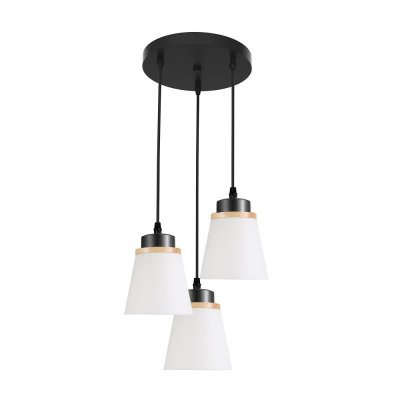 Подвесная люстра 30136/3BK WT+WD ЭкономСвет